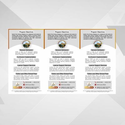 Brochures Back AI Digital Printing Services