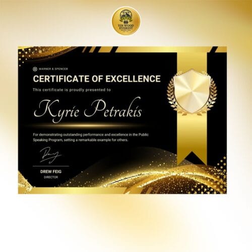 Certificate.yinwood everest printing co. ltd