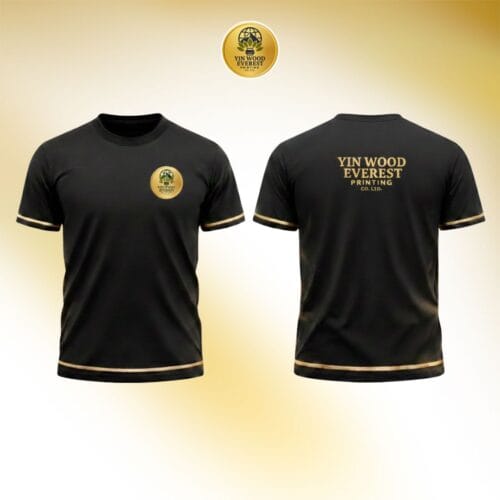 ROUND NECK T SHIRT.yinwood everest printing co. ltd
