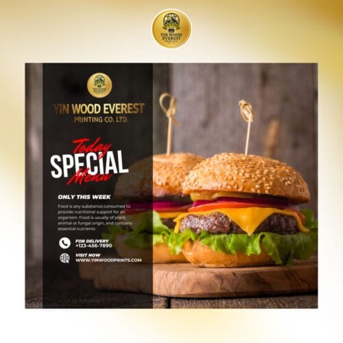 RestaurantMenu.yinwood everest printing co. ltd
